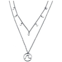 Load image into Gallery viewer, Women Multilayer Crystal Moon Necklaces, Pendants and Vintage Charm Gold Chokers freeshipping - Tyche Ace
