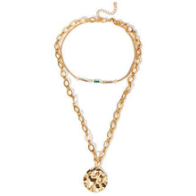 Load image into Gallery viewer, Women Multilayer Crystal Moon Necklaces, Pendants and Vintage Charm Gold Chokers freeshipping - Tyche Ace

