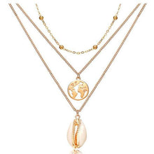 Load image into Gallery viewer, Women Multilayer Crystal Moon Necklaces, Pendants and Vintage Charm Gold Chokers freeshipping - Tyche Ace
