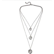 Load image into Gallery viewer, Women Multilayer Crystal Moon Necklaces, Pendants and Vintage Charm Gold Chokers freeshipping - Tyche Ace
