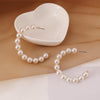Women Multilayer Exquisite Pearl & Gold Clavicle Necklace Earrings Set freeshipping - Tyche Ace