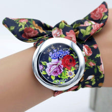 Load image into Gallery viewer, Women New Design Floral Fabric Wrist Watches freeshipping - Tyche Ace
