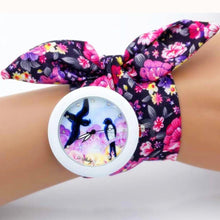 Load image into Gallery viewer, Women Floral Fabric Design Wrist Watches freeshipping - Tyche Ace
