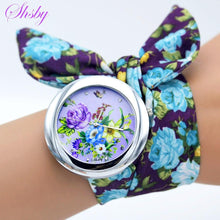 Load image into Gallery viewer, Women New Design Floral Fabric Wrist Watches freeshipping - Tyche Ace
