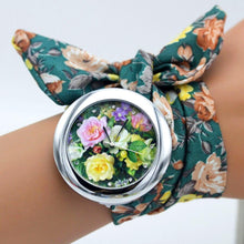 Load image into Gallery viewer, Women New Design Floral Fabric Wrist Watches freeshipping - Tyche Ace
