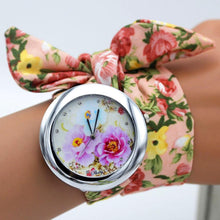 Load image into Gallery viewer, Women New Design Floral Fabric Wrist Watches freeshipping - Tyche Ace
