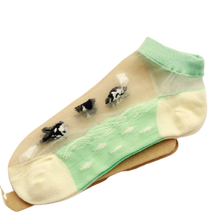 Load image into Gallery viewer, Women Ocean Series Sheer Mesh Silk Ultra-Thin Transparent Lace Socks freeshipping - Tyche Ace
