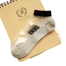Load image into Gallery viewer, Women Ocean Series Sheer Mesh Silk Ultra-Thin Transparent Lace Socks freeshipping - Tyche Ace
