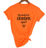 Women Promoted To Grandma Again Graphic T Shirts freeshipping - Tyche Ace
