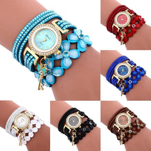 Load image into Gallery viewer, Women Quartz Floral Multi-layer Bracelet Wrist Watches freeshipping - Tyche Ace
