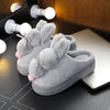 Women Rabbit Indoor Soft Faux Fur Plush Slippers freeshipping - Tyche Ace