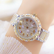 Load image into Gallery viewer, Women Rhinestone Crystal Bracelet Stainless Steel Watches freeshipping - Tyche Ace
