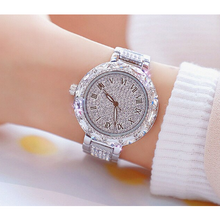 Load image into Gallery viewer, Women Rhinestone Crystal Bracelet Stainless Steel Watches freeshipping - Tyche Ace
