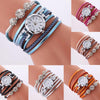 Women Rhinestone Multilayer Quartz Watch Bracelet Sets freeshipping - Tyche Ace