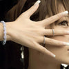 Women Sterling Silver Creative Fashion Geometric Bracelet freeshipping - Tyche Ace