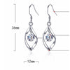 Women Sterling Silver Retro Long Tassel Hook Earrings freeshipping - Tyche Ace