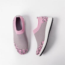 Load image into Gallery viewer, Women Striped Sock Knitted Vulcanized Shoes Causal Flat Shoes freeshipping - Tyche Ace
