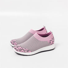 Load image into Gallery viewer, Women Striped Sock Knitted Vulcanized Shoes Causal Flat Shoes freeshipping - Tyche Ace
