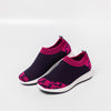 Women Striped Sock Knitted Vulcanized Shoes Causal Flat Shoes freeshipping - Tyche Ace