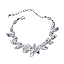 Load image into Gallery viewer, Women Stunning Rhinestone Flower Crystal Bracelets freeshipping - Tyche Ace
