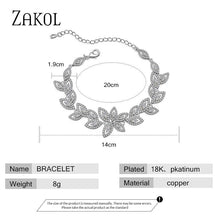 Load image into Gallery viewer, Women Stunning Rhinestone Flower Crystal Bracelets freeshipping - Tyche Ace
