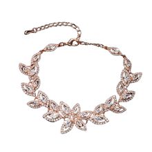 Load image into Gallery viewer, Women Stunning Rhinestone Flower Crystal Bracelets freeshipping - Tyche Ace
