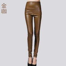 Load image into Gallery viewer, Women Stylish Winter PU Faux Leather Stretchy Skinny Trousers freeshipping - Tyche Ace
