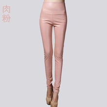 Load image into Gallery viewer, Women Stylish Winter PU Faux Leather Stretchy Skinny Trousers freeshipping - Tyche Ace
