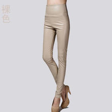 Load image into Gallery viewer, Women Stylish Winter PU Faux Leather Stretchy Skinny Trousers freeshipping - Tyche Ace
