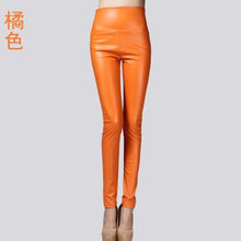 Load image into Gallery viewer, Women Stylish Winter PU Faux Leather Stretchy Skinny Trousers freeshipping - Tyche Ace
