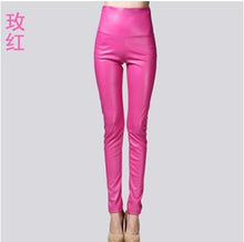 Load image into Gallery viewer, Women Stylish Winter PU Faux Leather Stretchy Skinny Trousers freeshipping - Tyche Ace
