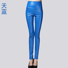 Load image into Gallery viewer, Women Stylish Winter PU Faux Leather Stretchy Skinny Trousers freeshipping - Tyche Ace
