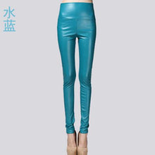 Load image into Gallery viewer, Women Stylish Winter PU Faux Leather Stretchy Skinny Trousers freeshipping - Tyche Ace
