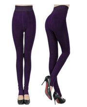 Load image into Gallery viewer, Women Thick Warm High Waist Velvet  Leggings freeshipping - Tyche Ace
