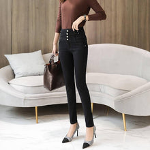 Load image into Gallery viewer, Women Thin Pencil High Waist  Stretchy Skinny Denim Jeans freeshipping - Tyche Ace
