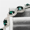 Women Trendy Rhinestone Crystal Bracelet Earrings Set freeshipping - Tyche Ace