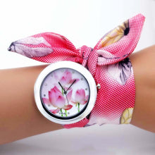 Load image into Gallery viewer, Women Unique New Design Floral Fabric Wrist Watches freeshipping - Tyche Ace
