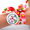 Women Unique New Design Floral Fabric Wrist Watches freeshipping - Tyche Ace