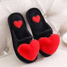 Load image into Gallery viewer, Non Slip Plush Heart Design Fluffy Slippers For Women freeshipping - Tyche Ace
