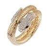 Women Vintage Crystal Cuff Snake Style Bangles freeshipping - Tyche Ace