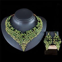 Load image into Gallery viewer, Women Vintage Crystal Necklaces Earring Sets freeshipping - Tyche Ace
