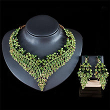 Load image into Gallery viewer, Women Vintage Crystal Necklaces Earring Sets freeshipping - Tyche Ace

