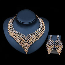 Load image into Gallery viewer, Women Vintage Crystal Necklaces Earring Sets freeshipping - Tyche Ace
