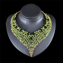 Load image into Gallery viewer, Women Vintage Crystal Necklaces Earring Sets freeshipping - Tyche Ace
