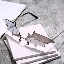 Load image into Gallery viewer, Women Vintage Style Rimless Wave Bat Shaped Design Driving Sunglasses freeshipping - Tyche Ace
