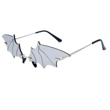 Load image into Gallery viewer, Women Vintage Style Rimless Wave Bat Shaped Design Driving Sunglasses freeshipping - Tyche Ace
