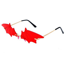 Load image into Gallery viewer, Women Vintage Style Rimless Wave Bat Shaped Design Driving Sunglasses freeshipping - Tyche Ace
