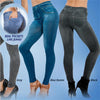 Women Winter Stretchy Seamless Fleece Lined Slim Denim Jeans Leggings freeshipping - Tyche Ace
