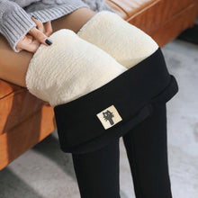 Load image into Gallery viewer, Women Winter Warm Casual High Waist Patchwork Super Stretch Velvet Leggings freeshipping - Tyche Ace
