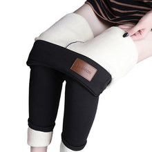 Load image into Gallery viewer, Women Winter Warm Casual High Waist Patchwork Super Stretch Velvet Leggings freeshipping - Tyche Ace
